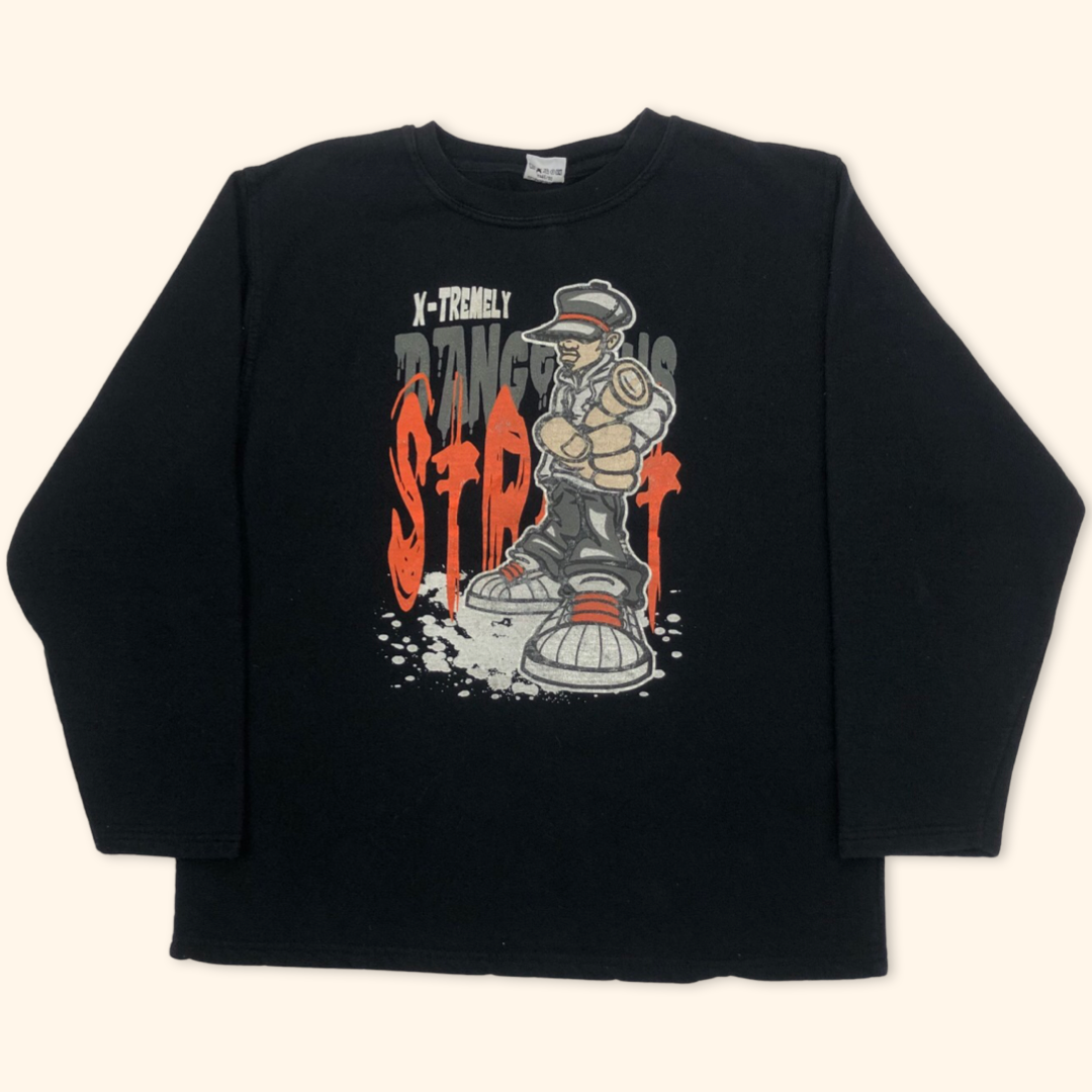 Y2K Hip Hop Sweater (S)