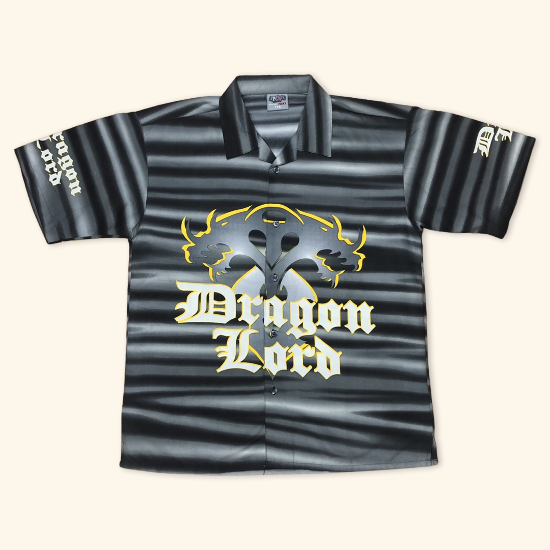 Y2K Tribal Dragon Lord Shirt (M)