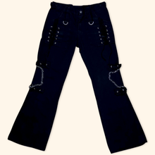 Load image into Gallery viewer, Y2K Techno Bootleg Jeans (M)
