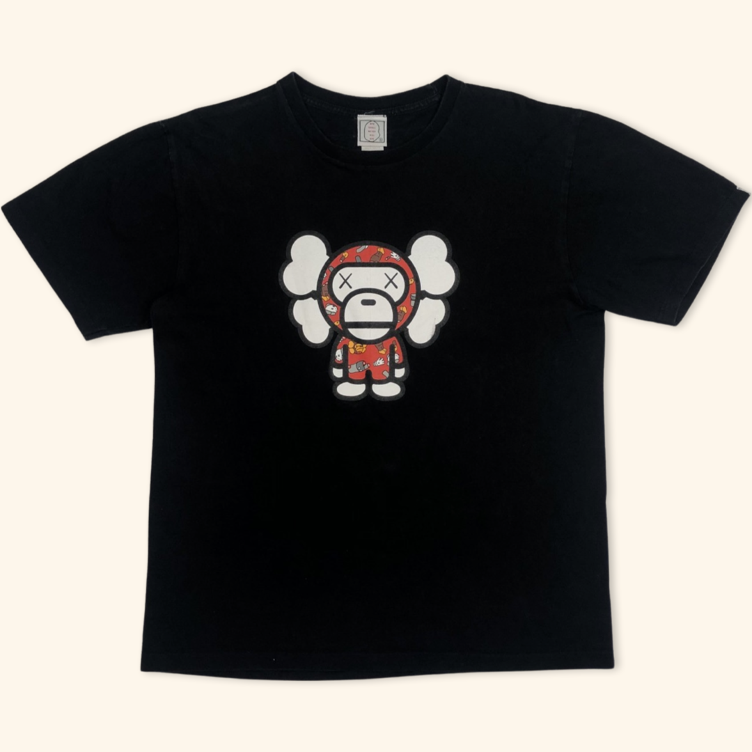 Bape X Kaws 2006 Heavy Cotton T-Shirt (S/M)