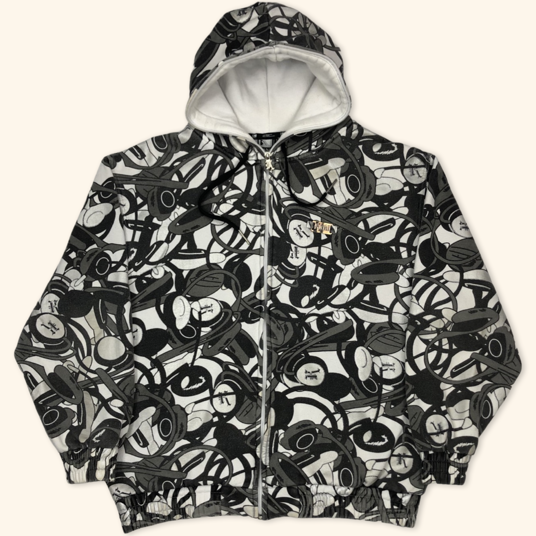 Karl Kani All Over Printed Hip Hop Zipper (L)