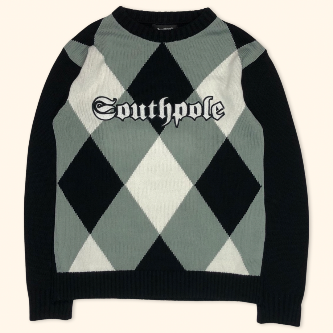 Southpole Y2K Knitted Sweater (M)