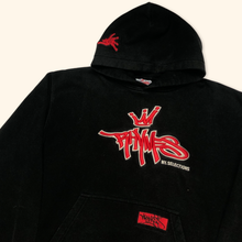 Lade das Bild in den Galerie-Viewer, Rhymes Embroidered Graffiti Hip Hop Hoodie (M/L)
