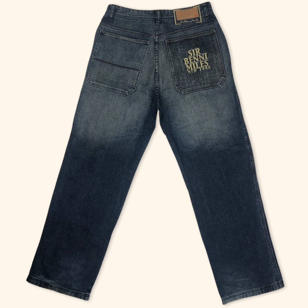 Sir Benni Miles 2000s Hip Hop Baggy Jeans (XXL)
