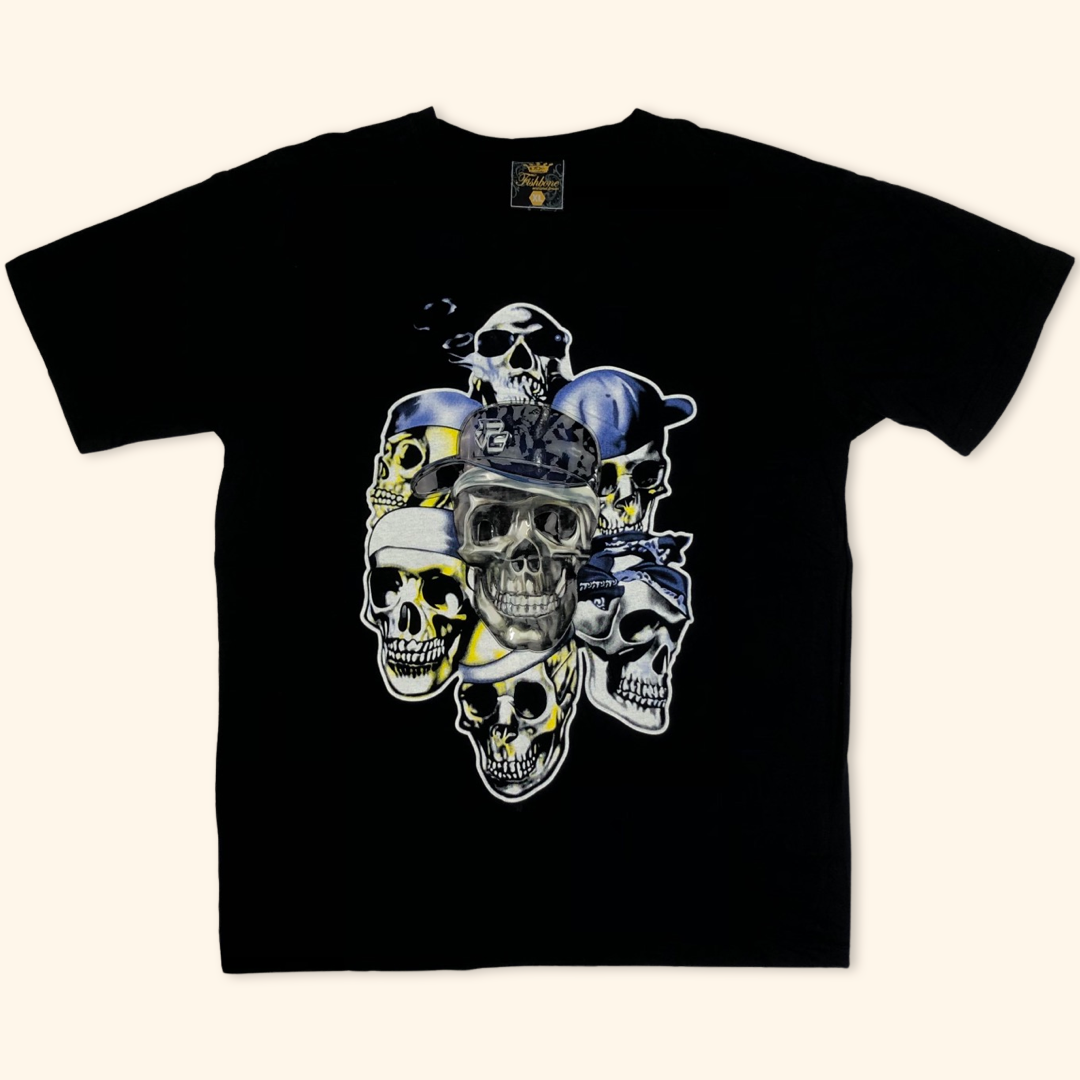 Fishbone Y2K Skull T-Shirt (XL)