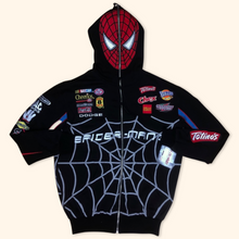 Lade das Bild in den Galerie-Viewer, Nascar Petty Deadstock Spider-Man 3 Embroidered Full Zipper (S)
