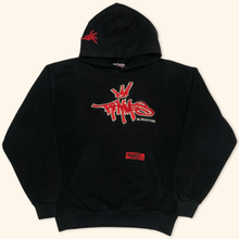 Lade das Bild in den Galerie-Viewer, Rhymes Embroidered Graffiti Hip Hop Hoodie (M/L)
