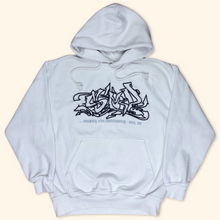 Load image into Gallery viewer, Fishbone Embroidered Graffiti Hoodie (M)
